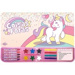 Livro Infantil para Colorir Unicornio Giga Book 46pgs - Dcl