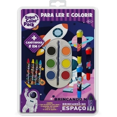 Livro Infantil p/Colorir Espaço Super Color Pack - Dcl