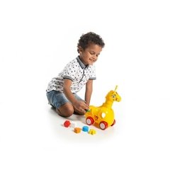 Brinquedo Educativo Girafa Lola com Blocos Kendy Brinquedos - Riscom - Comércio Online