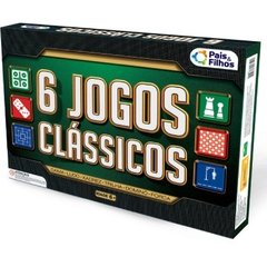 Imagem do Jogos de Tabuleiro 6 Jogos Clássicos - Pais E Filhos