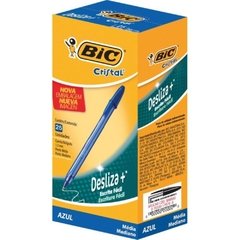 Caneta Esferográfica Cristal Soft Azul 25un - Bic