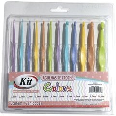 Agulha para Crochê Kit com 12 unidades - Kit