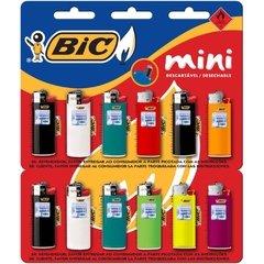 Isqueiro Descartável Bic Mini a Gas Cartela c/12und - Bic - Riscom - Comércio Online