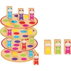 Brinquedo Educativo Equilibra Bebês em Madeira - comprar online