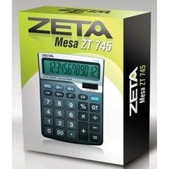 Calculadora de Mesa 12 Dig. Zeta Visor Grande Preta na internet