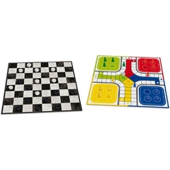 Jogo de Tabuleiro Dama e Ludo - Nig Brinquedos