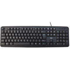 Teclado USB Básico Preto - Multi