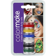 Pintura Facial Cremosa 6 Cores - Colormake