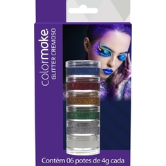 Pintura Facial Cremosa Glitter 6 Cores - Colormake