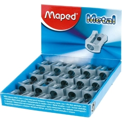 Apontador Metal s/Depósito Classic 1furo 20un - Maped