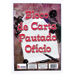 Bloco para Carta Branco A4 Pautado 210x297 50fls. - Tamoio