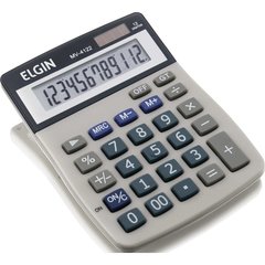 Calculadora de Mesa 12 Dig. Visor Lcd Sol Bat - Elgin