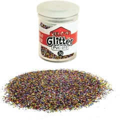 Glitter PVC Multicor 12 Potes de 3gr - Honey na internet