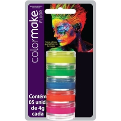 Pintura Facial Cremosa 5 Cores Fluorescente - Colormake