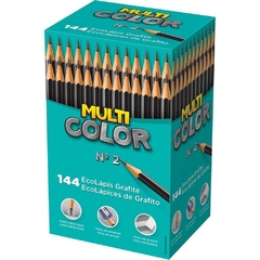 Lápis Preto Sextavado Multicolor Super Eco N.2 Faber-Castell