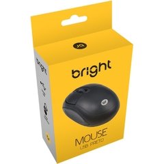 Imagem do Mouse Ótico USB Espanha 800dpi Preto - Bright