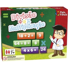 Jogo Diverso Divisão e Multiplicação - Pais E Filhos - Riscom - Comércio Online