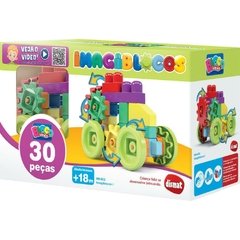 Brinquedo para Montar ImagiBlocos c/30pçs - Dismat - comprar online