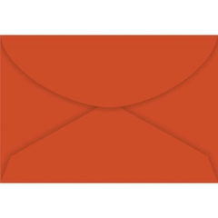 Envelope para Cartão de Visita 72x108mm Vermelho 80g 100un