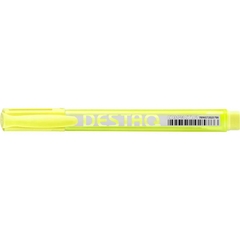 Caneta Marca Texto Fluorescente Amarela 12un Compactor