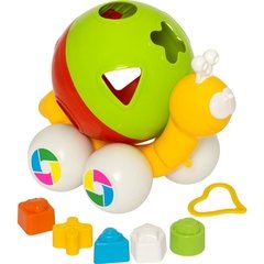 Brinquedo Educativo Caracol c/Blocos - Merco Toys