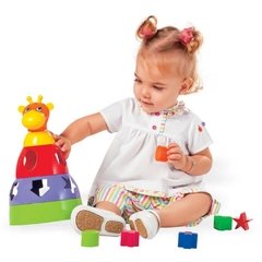 Brinquedo Educativo Girafa Didática c/Blocos - Merco Toys - loja online