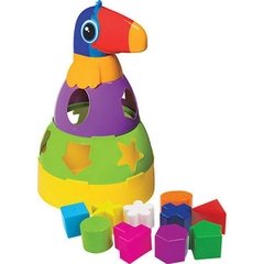 Brinquedo Educativo Tucano Didático c/Blocos - Merco Toys