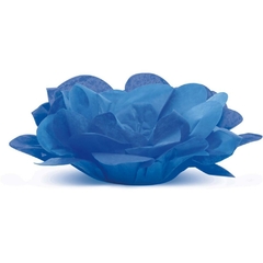 Embalagem p/Doces Forminha Roses Azul Royal - Cromus