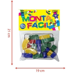 Brinquedo para Montar Monta Fácil 20pçs - Pais E Filhos - Riscom - Comércio Online