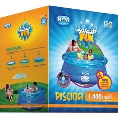 Piscina 1400L Redonda Splash Fun - Mor - Riscom - Comércio Online