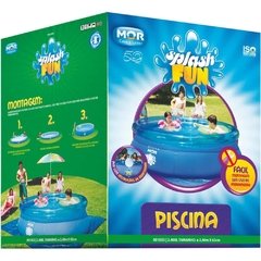 Piscina 2400L Redonda Splash Fun - Mor - Riscom - Comércio Online