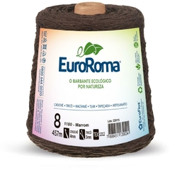 Barbante Colorido 600g 4/8 Fios 457m Marrom - Euroroma