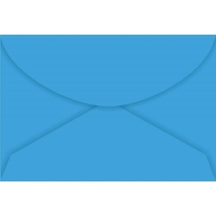 Envelope para Cartão de Visita Azul Royal 72x108mm 80g