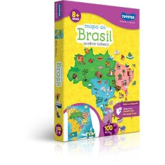 Quebra-Cabeça Educativo Mapa do Brasil 100pçs - Toyster