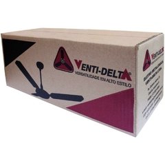 Ventilador Teto New Eco 3 Pás 127v Preto - Venti Delta - Riscom - Comércio Online