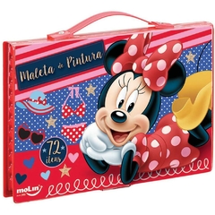 Maleta para Pintura Minnie Completa Plast. 72itens - Molin