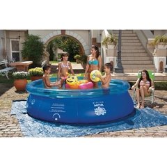 Piscina 3400L Redonda Splash Fun - Mor - Riscom - Comércio Online