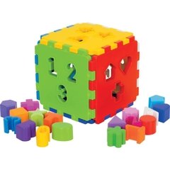 Brinquedo Educativo Cubo Didático c/Blocos - Merco Toys