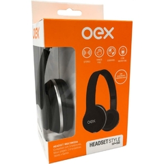 Fone de Ouvido Style Headphone Cabo 1,6m Preto - Newex na internet