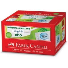 Corretivo Faber-Castell Eco 18ml 12 Unid Faber-Castell - comprar online