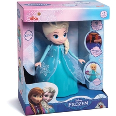 Boneca c/Mecanismo Frozen Elsa 8 Frases 24cm - Elka - Riscom - Comércio Online