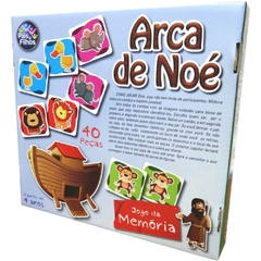 Jogo da Memória Arca de Noé 40pçs - Pais E Filhos - Riscom - Comércio Online