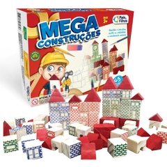 Brinquedo p/Montar Mega Construções 45 Peças - Pais E Filhos