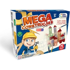 Brinquedo p/Montar Mega Construções 76 Pçs - Pais E Filhos na internet