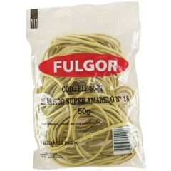 Elástico Amarelo Látex Super Especial N.18 50gr - Fulgor