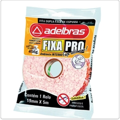 Fita Dupla Face Fixa Pro Espuma 19mmx5mts - Adelbras