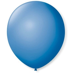 Balão p/Decoração Redondo N.09 Azul Turquesa 50un São Roque