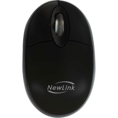 Mouse Mini Óptico USB Fit 1000dpi 3botões Preto - Newex