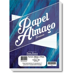 Papel Almaço Pauta 200x275mm 50g 400fls - Pauta Branca