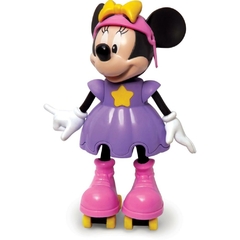 Boneca Minnie Patinadora Fala Frases 25cm - Elka